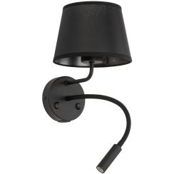 TK Lighting Maja Wandleuchte 2x15 W schwarz 10203