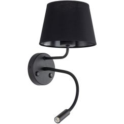 TK Lighting Maja Wandleuchte 2x15 W schwarz 10081