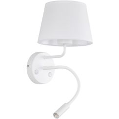 TK Lighting Maja Wandleuchte 2x15 W weiß 10080