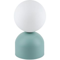 TK Lighting Miki Nachtlampe für Kinder 1x87 W weiß-minze 16039