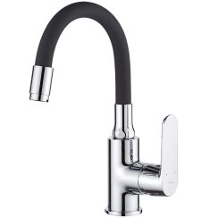 Kuchinox Dima waschbeckenhahn stehend chrom-schwarz BQD_021B