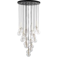 TK Lighting Nilos Pendelleuchte x W schwarz-gold 10099