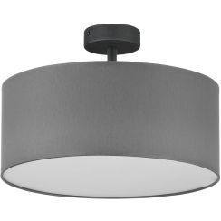 TK Lighting Rondo Deckenlampe 4x15 W weiß-chrom-grau 4240
