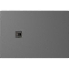 Polysan Treneca Rechteckige Duschwanne 130x90 cm grau 84308.31