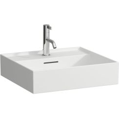 Laufen Kartell Waschbecken 50x46 cm rechteckig Klassisch weiß H8163327571041