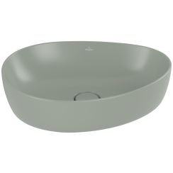 Villeroy & Boch Antao umywalka 51x40 cm nablatowa asymetryczna CeramicPlus Morning Green 4A7351R8