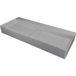 Deante Blur Waschbecken 80x40 cm rechteckig Aufsatzwaschbecken grauer Stein CQB_SU8S