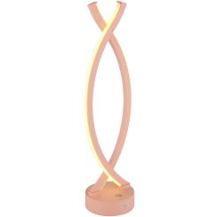 Globo Lighting Hela Tischlampe 1x1 W weiß-koralle 58457P