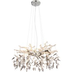 Globo Lighting Danna Pendelleuchte x8 W chrom-verraucht 64133-8