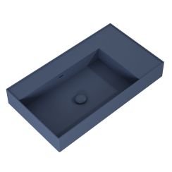 Elita Level Waschbecken 80.5x45.5 cm rechteckig Klassisch blau RE041461177030