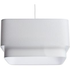 BPS Koncept Kwadro duo Pendelleuchte 1x60 W weiß KWD-010