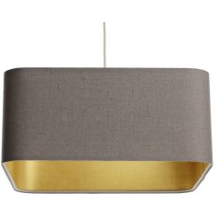 BPS Koncept Kwadro len light Pendelleuchte 1x60 W gold-beige KW-002-40W20