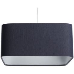 BPS Koncept Kwadro len light Pendelleuchte 1x60 W marineblau KW-004-40W20