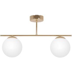 Kaja Rea Deckenlampe 2x10 W weiß-gold K-5421