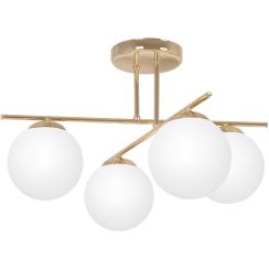 Kaja Rea Deckenlampe 4x10 W weiß-gold K-5423