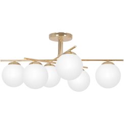 Kaja Rea Deckenlampe 6x10 W weiß-gold K-5424