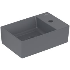 Villeroy & Boch Memento 2.0 umywalka 40x26 cm prostokątna nablatowa grafit 43234GI4