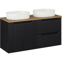 Set Kabinett Comad Nova Black NOVA BLACK D2 82-60-2S, Kabinett Comad Nova Black NOVA BLACK D2 82-60-2D, BEYOND 5 WHITE ( E-6564 ), NOVA OAK A 89-120