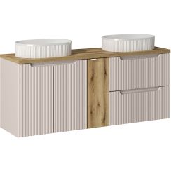 Set Kabinett Comad Nova Cashmere NOVA CASHMERE 82-60-2S, Kabinett Comad Nova Cashmere NOVA CASHMERE 82-60-2D, BEYOND 5 WHITE ( E-6564 ), NOVA OAK A 81-20-1D(W81-01A), NOVA OAK A 89-140