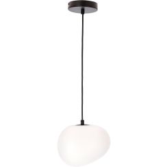 Candellux Stones Pendelleuchte 1x40 W weiß-schwarz 31-35127
