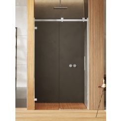 New Trendy Softi X Duschtüren 150 cm Schiebe- chrom Glanz/durchsichtiges Glas EXK-5257