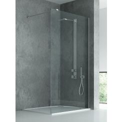 New Trendy New Modus Begehbare Duschwand 140 cm chrom Glanz/durchsichtiges Glas EXK-5464