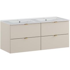 Set Waschbecken Comad Lava UM-8003-LAVA 120D -DP, Kabinett Comad Dalia Cashmere DALIA CASHMERE 82-60-46-2S