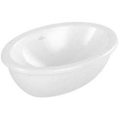 Villeroy & Boch Loop & Friends waschbecken 43x29 cm oval unterblattig weiß 4A5300R1