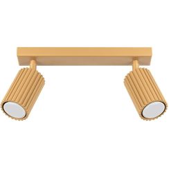 Sollux Lighting Karbon Deckenlampe 2x10 W gold SL.1561