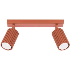 Sollux Lighting Karbon Deckenlampe 2x10 W rot SL.1637