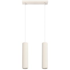 Sollux Lighting Karbon Pendelleuchte 2x10 W beige SL.1593