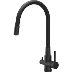 Quadron Agnes wasserhahn mit wasserfilter stehend schwarz 52141BLM
