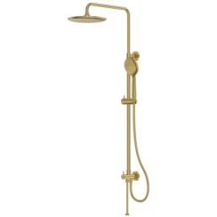 LaVita Orion Duschset Wandmontage mit Kopfbrause gold 5900378346173