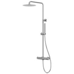 LaVita Orion Duschset Wandmontage mit Kopfbrause chrom 5900378341604