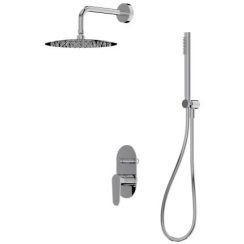 LaVita Cetus Duschset Unterputz mit Regenbrause chrom 5900378341901