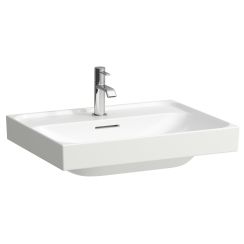 Laufen Meda Waschbecken 60x46 cm rechteckig Klassisch weiß glanz H8161134001091