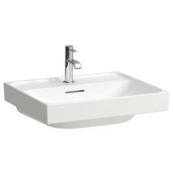 Laufen Meda Waschbecken 55x46 cm rechteckig Klassisch weiß glanz H8161124001091