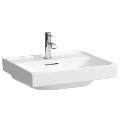 Laufen Meda Waschbecken 55x46 cm rechteckig Klassisch-Möbel weiß glanz H8101124001091