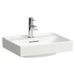 Laufen Meda Waschbecken 45x35 cm rechteckig Klassisch weiß glanz H8161114001091