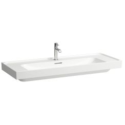Laufen Meda Waschbecken 120x46 cm rechteckig Klassisch-Möbel weiß glanz H8141110001091