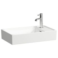 Laufen Meda Waschbecken 60x35 cm rechteckig Aufsatzwaschbecken weiß matte H8121137571091