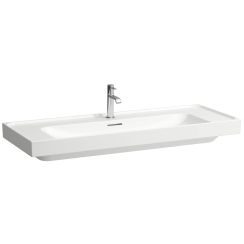 Laufen Meda Waschbecken 120x46 cm rechteckig Klassisch-Möbel weiß matte H8141117571071