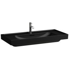 Laufen Meda Waschbecken 100x46 cm rechteckig Klassisch schwarz matte H8161197161091