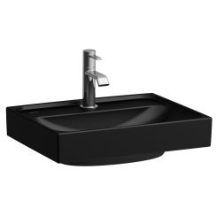 Laufen Meda Waschbecken 45x35 cm rechteckig Klassisch schwarz matte H8161117161091