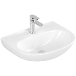Villeroy & Boch O.Novo umywalka 55x44 cm półokrągła ścienna biała 4A4056R1