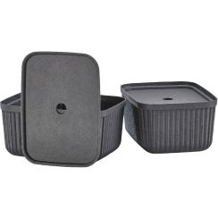 Zone Denmark Pulp Badezimmerbehälter schwarz 31775