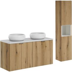 Set Kabinett Comad Nova Oak NOVA OAK A 80-03-2D(W80-01A), Kabinett Comad Nova Oak NOVA OAK A 82-60-2D, NOVA WHITE 89-120, UN-WIKI-SW, NOVA WHITE 83-27-Q