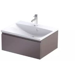 Oristo Brylant Kabinett 59.6x45.5x25 cm Unterschrank hängend beige OR36-SD1S-60-21