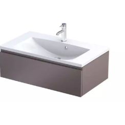 Oristo Brylant Kabinett 79.6x45.5x25 cm Unterschrank hängend beige OR36-SD1S-80-21