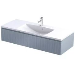 Oristo Brylant Kabinett 119.6x45.5x25 cm Unterschrank hängend blau OR36-SD1S-120-16R